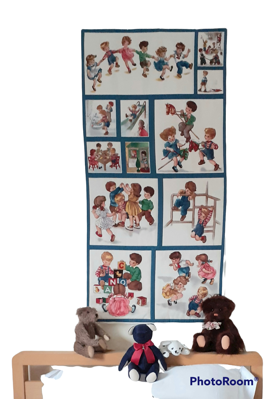 Let's Play Children Wall Hanging