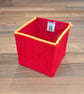 Large desk tidy - red with orange edge - Image 1