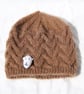Hand Knitted Sheep Hat - Image 2