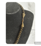 Black and bronze polka dot kumihimo beaded necklace - Image 2