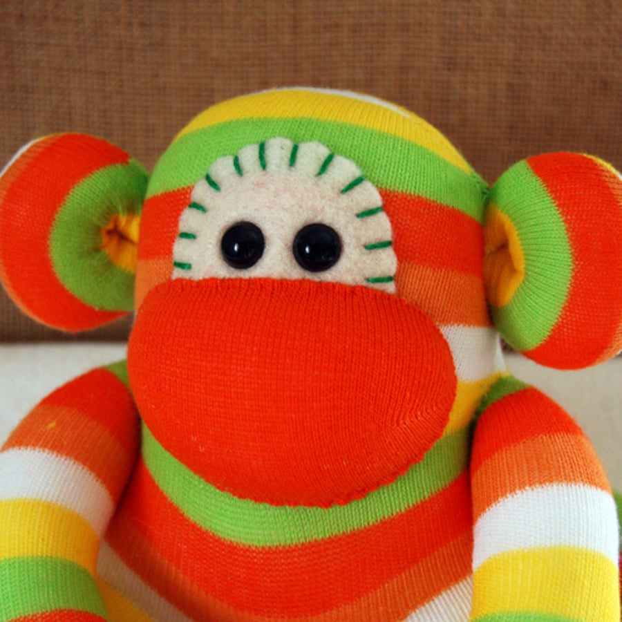 Sock  Monkey - Alfie