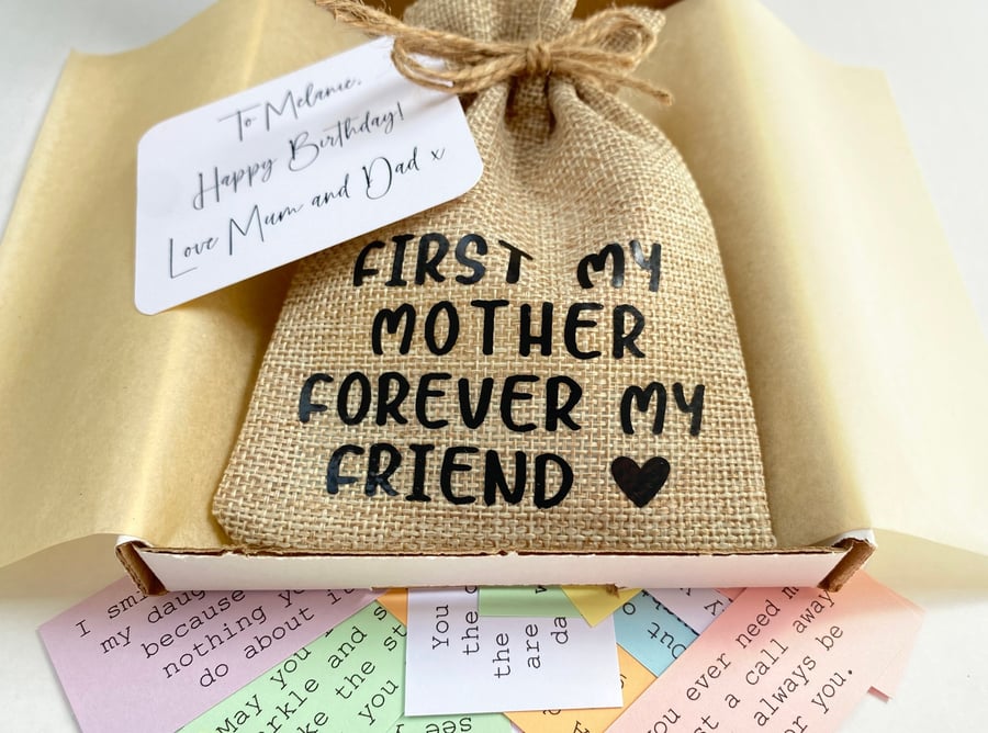 Mum Quote Keepsake Bag, 31 Quotes, Mother Gift, Mother's Day Present 