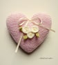 Cotton anniversary gift - Wedding ring cushion - Valentine's Day - Image 7