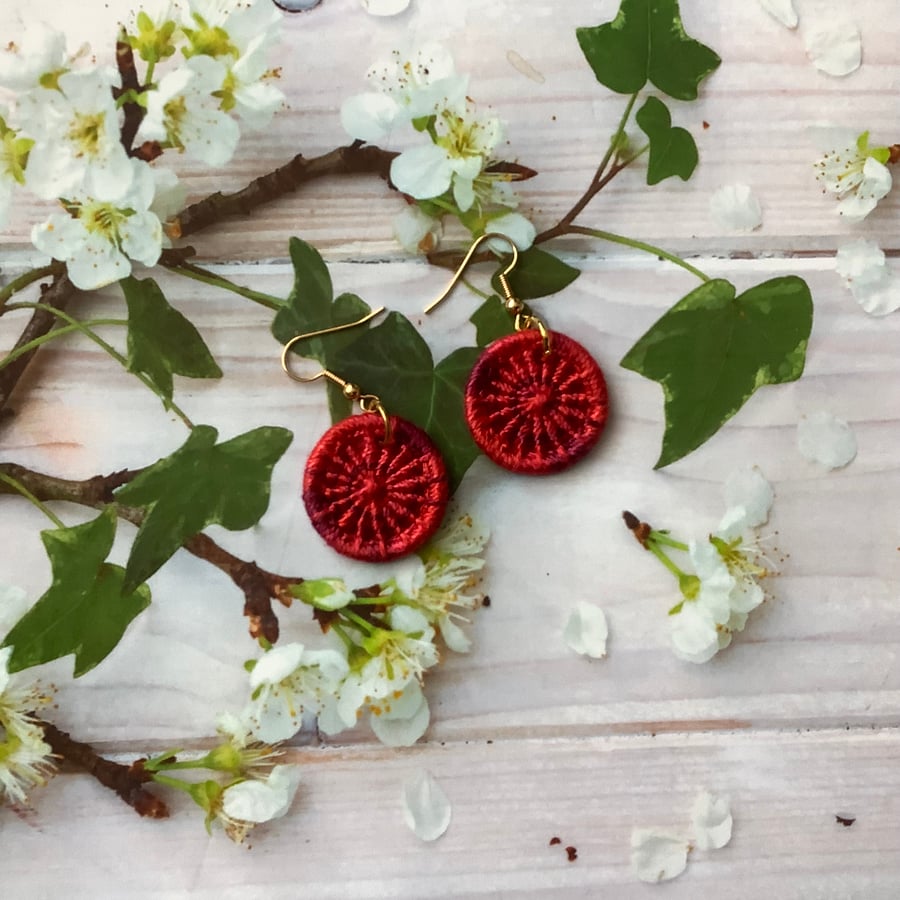 Dorset Button Earrings for Pierced Ears
