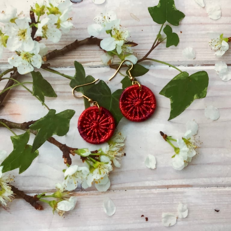 Dorset Button Earrings for Pierced Ears