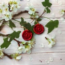 Dorset Button Earrings for Pierced Ears