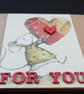 Pack of 2 "for you" cards - Image 3