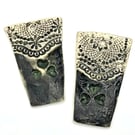 Ceramic pint of stout hanging decoration 