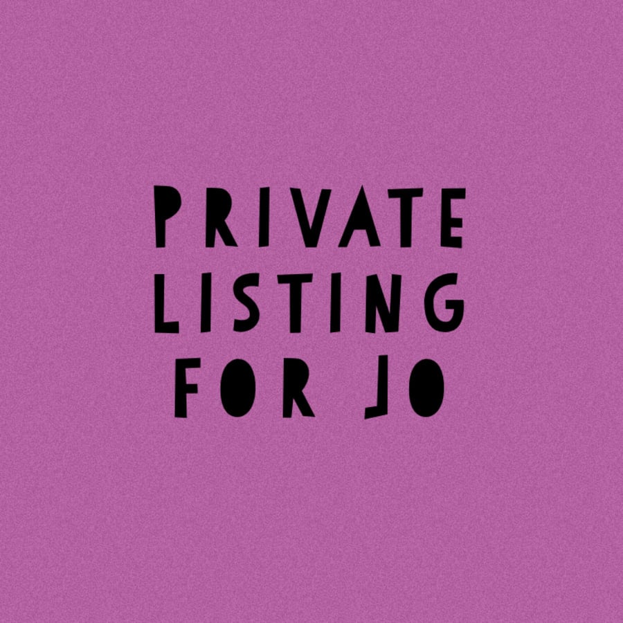 Private Listing for Jo
