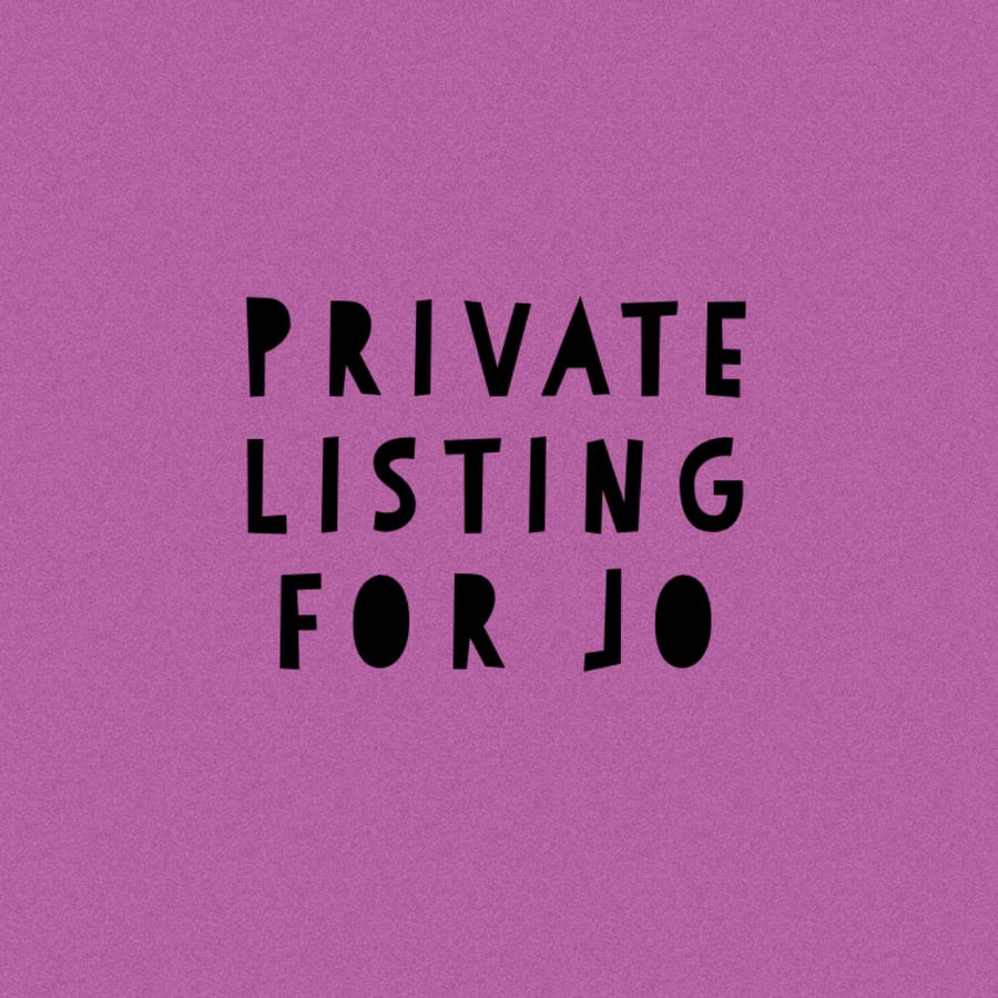 Private Listing for Jo