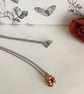 Pure Copper Infinity Love Knot Necklace 7th, 9th, 22nd Anniversary Gift for Her