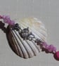 Pink Morganite Crystal Gemstone Statement Beaded Necklace "Sweet Rose" - Image 6