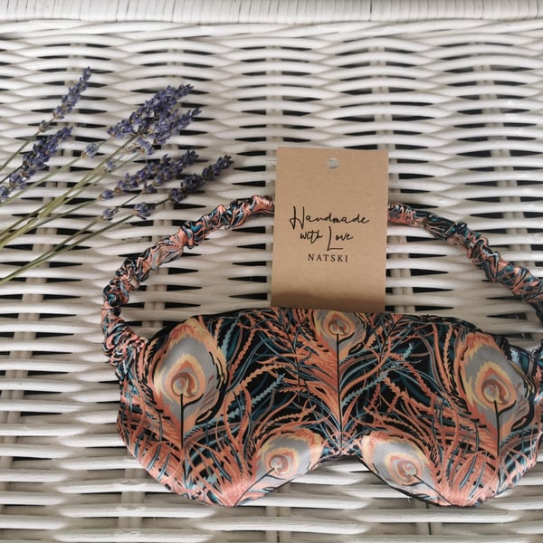 Silk eye mask. Weighted eye mask.