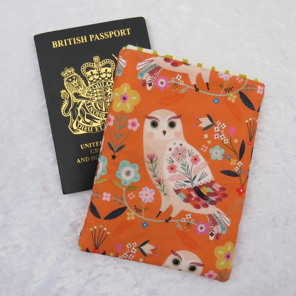 Passport Cover,  owls,  passport pouch
