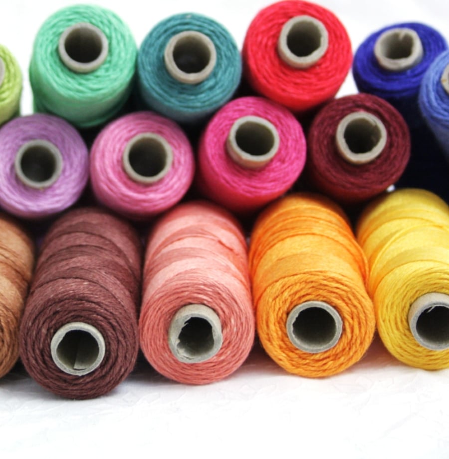Linen Thread, 3ply Goldschild (Londonderry), Folksy