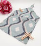 Blue embroidered peg bag, clip on, free uk delivery  - Image 8