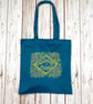 Organic Cotton bag biscuit shopper. Bourbon, Custard Cream, Nice, Rich Tea,  - Image 3
