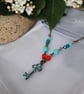 Verdigris key necklace - Image 2