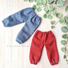 PDF Doll Trousers Sewing PATTERN, Easy Photo-tutorial