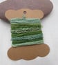 Small Green Indigo Natural Dye Textured Thread Pack - Image 1