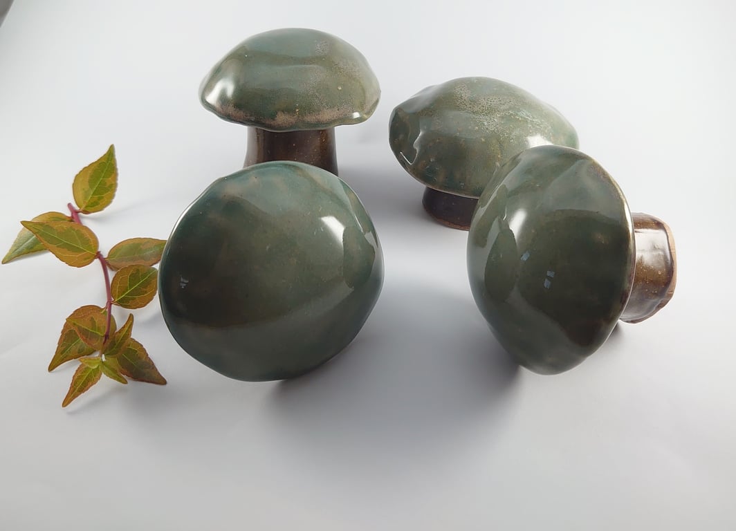 Ceramic mushrooms