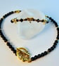Black Onyx Necklace With Gold Dragonflies - Birthday, Anniversary, Gifts For Her - Image 2