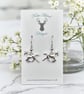 Charm Earrings - Running Horse 