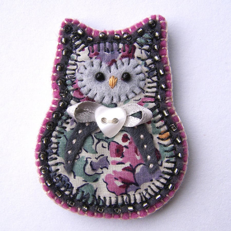 Owl Brooch