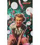Feminist Pop Art Mixed Media Frustrated Women Artwork Retro Style