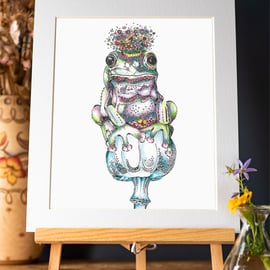  Frog Prince Art print 