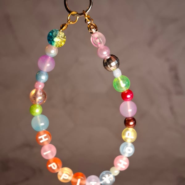 Easter themed beaded keyrings - Folksy