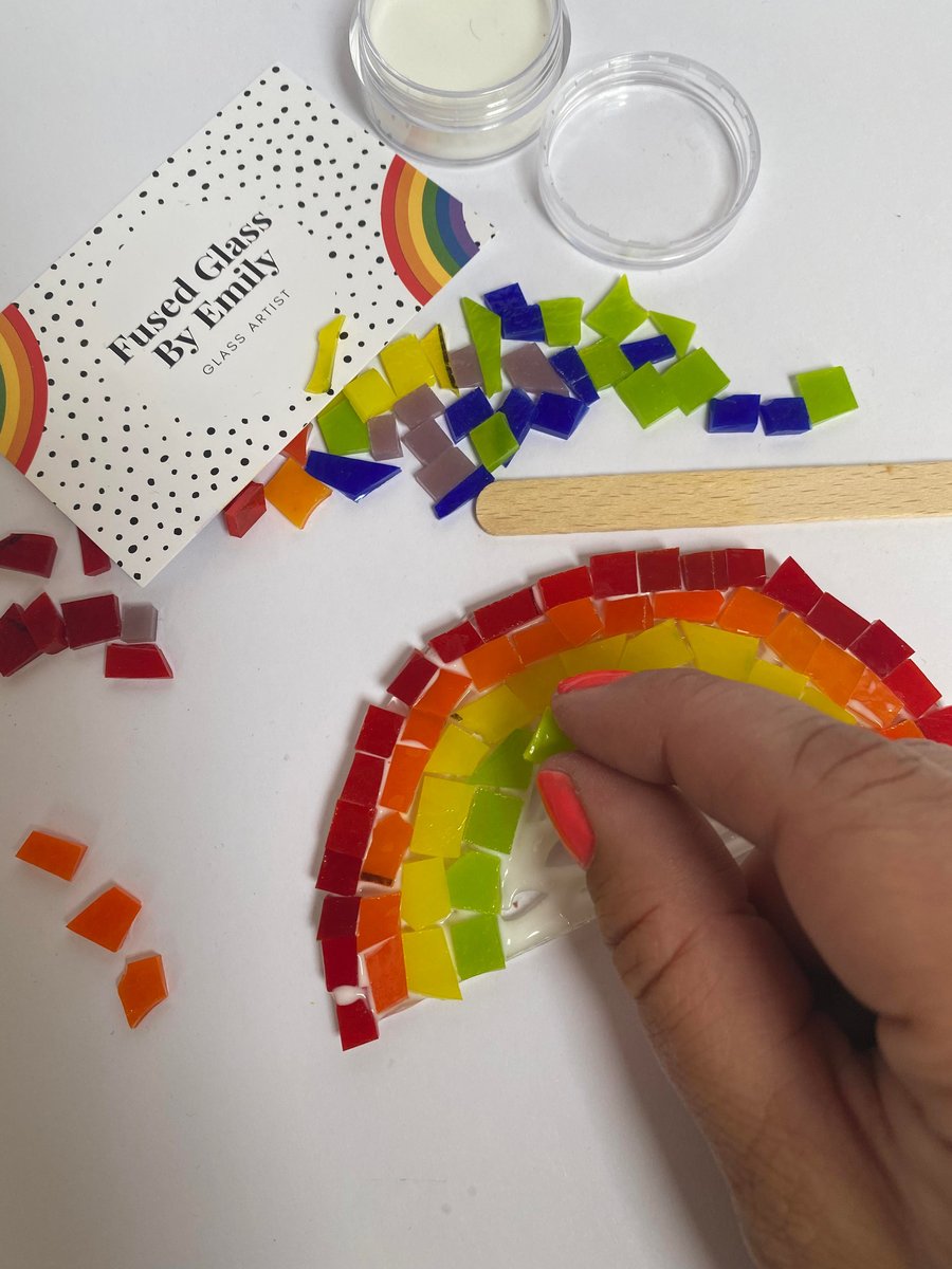 Make at Home Fused Glass Rainbow Kit