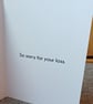 A6 Deepest Sympathy Greeting Card (Forget Me Not) - Image 3