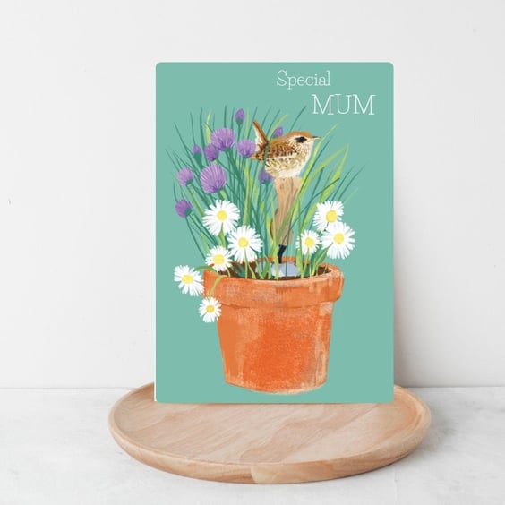 Mum birthday card Special Mum Mothers Day card
