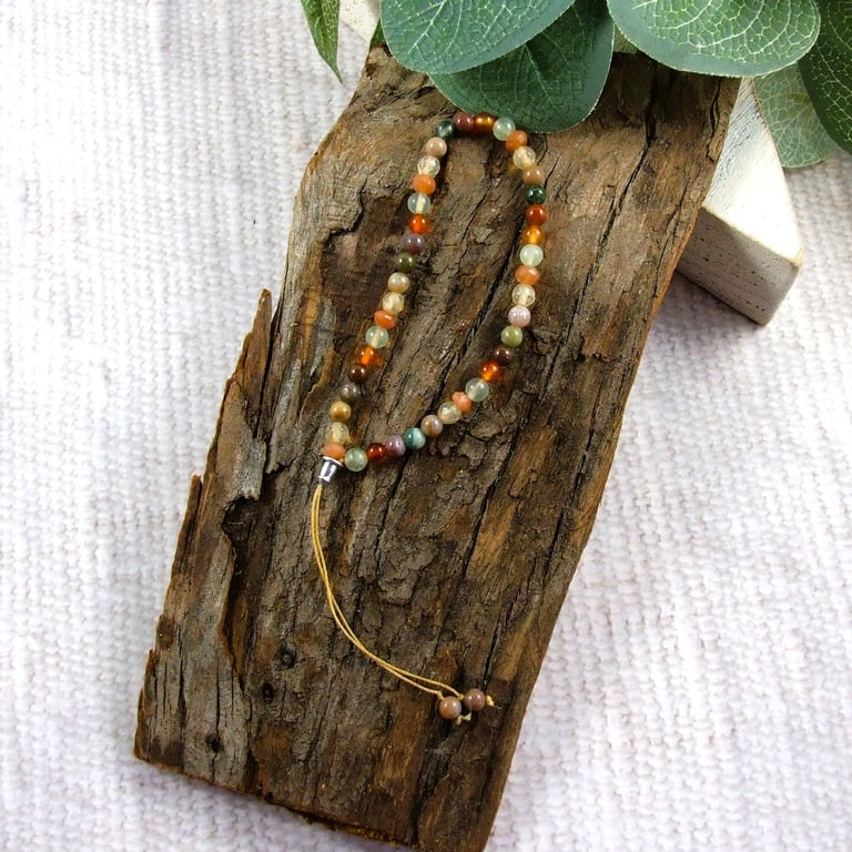 Mixed Gemstone Bracelet in Neutral Shades