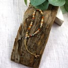 Mixed Gemstone Bracelet in Neutral Shades