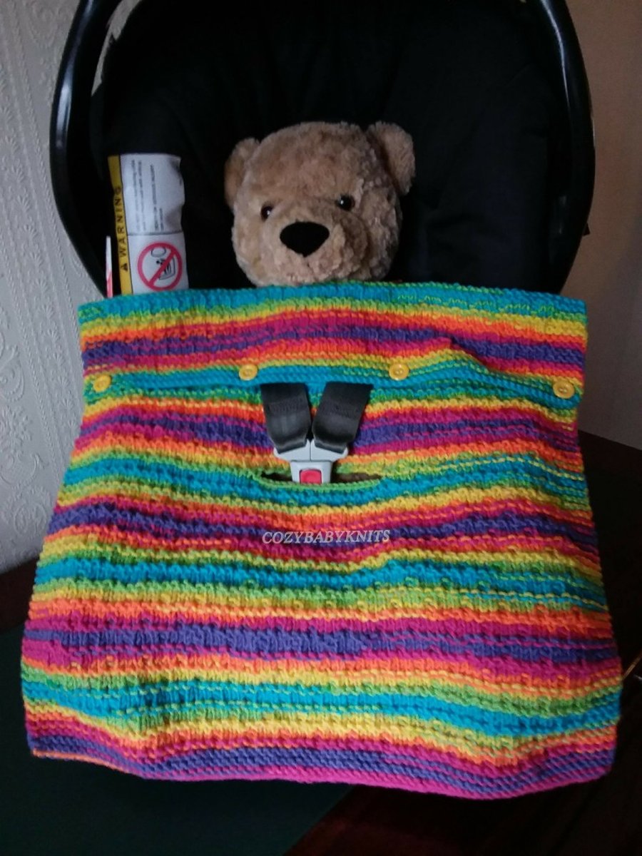 FIRST SIZE BABY CAR SEAT BLANKET Folksy