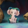 Village Elephant 'Blossom' OOAK Sculpt by Ann Galvin