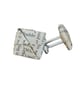 Book Page Cufflinks, Upcycled Book Page, choose book title,Literary Wedding  - Image 2