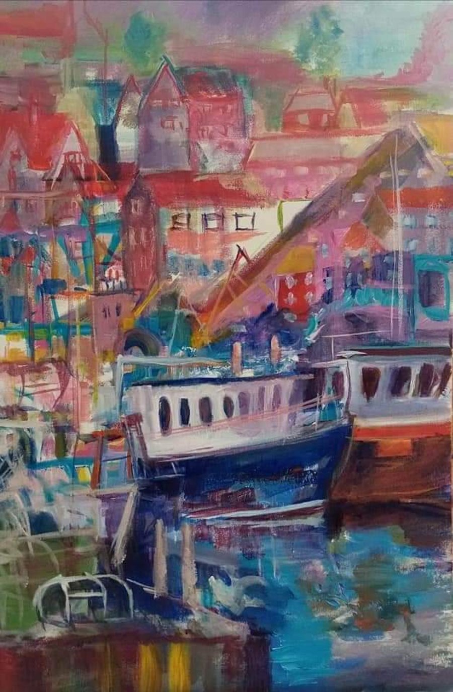 Harbour Evening, Whitby card
