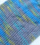Hand-cranked Knitted Ribbed Wool Socks Size 8 to 9 - Image 4