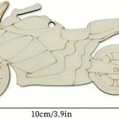 Wooden VEHICLE Plaques -Pack of 6- Decorate In Your Own Style - SIZES in PHOTOS