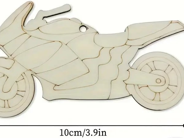 Wooden VEHICLE Plaques -Pack of 6- Decorate In Your Own Style - SIZES in PHOTOS