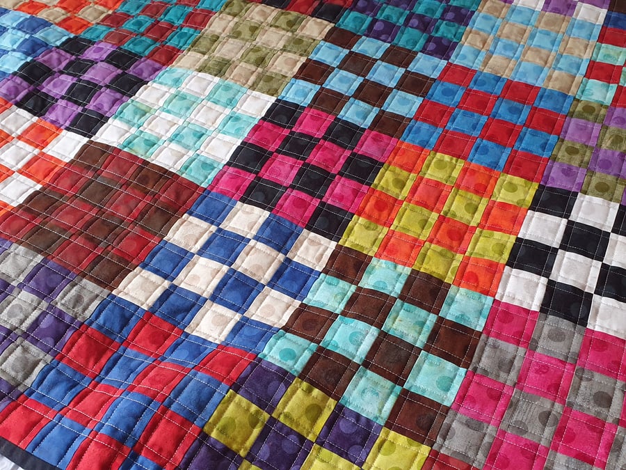 Colourful Lap Quilt