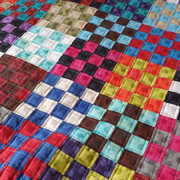 Colourful Lap Quilt
