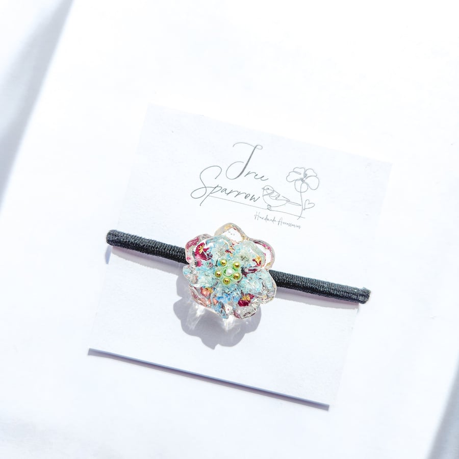 Real Dried Flower Hair tie