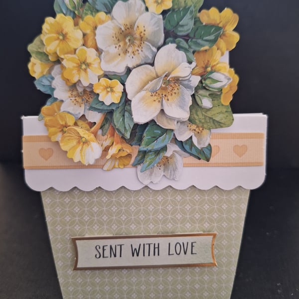 Freestanding Flowerpot card