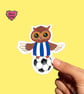 Ozzy owl Stickers, journal stickers, Sheffield Wednesday  - Image 3