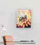 Beautiful Bee Original Art Canvas