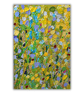 A mounted abstract painting - green grass - letterbox gift - nature study